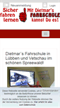 Mobile Screenshot of dietmars-fahrschule.com